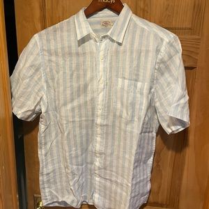 Faherty Linen Laguna Shirt size large